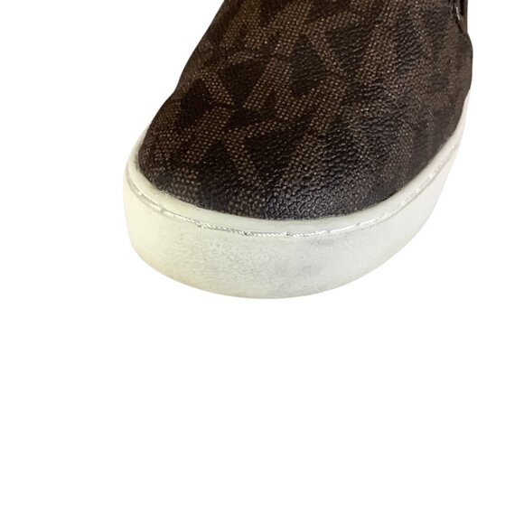Michael Michael Kors Keaton Slip on Sneakers Women's Shoes Brown Size 7M - Picture 9 of 12